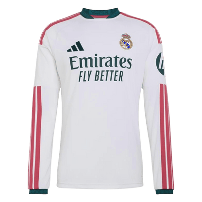 Real Madrid Home Long Sleeve Soccer Jersey 2026/27 White