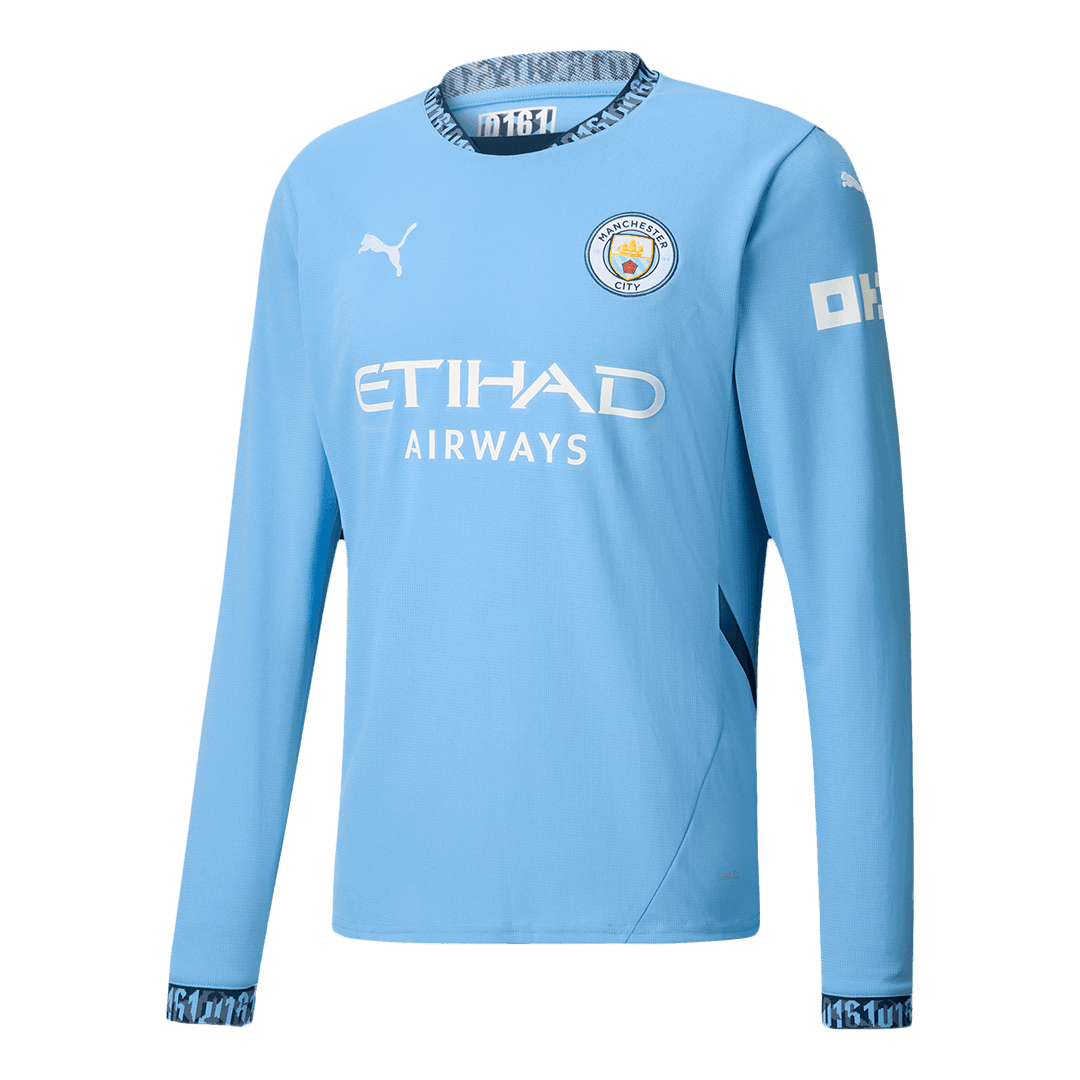 Manchester City Home Long Sleeve football shirt 2024/25