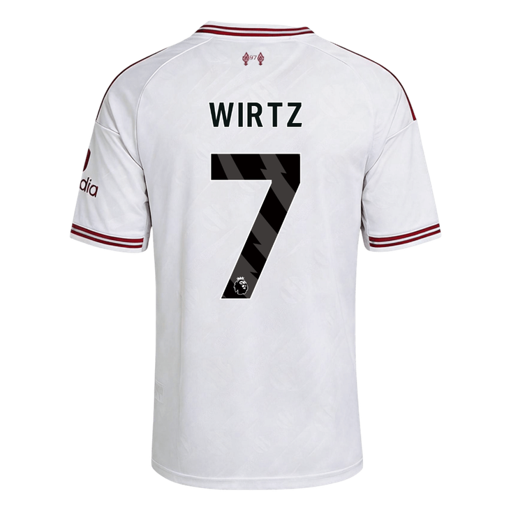 WIRTZ #7 Liverpool Away Soccer Jersey 2026/27 White