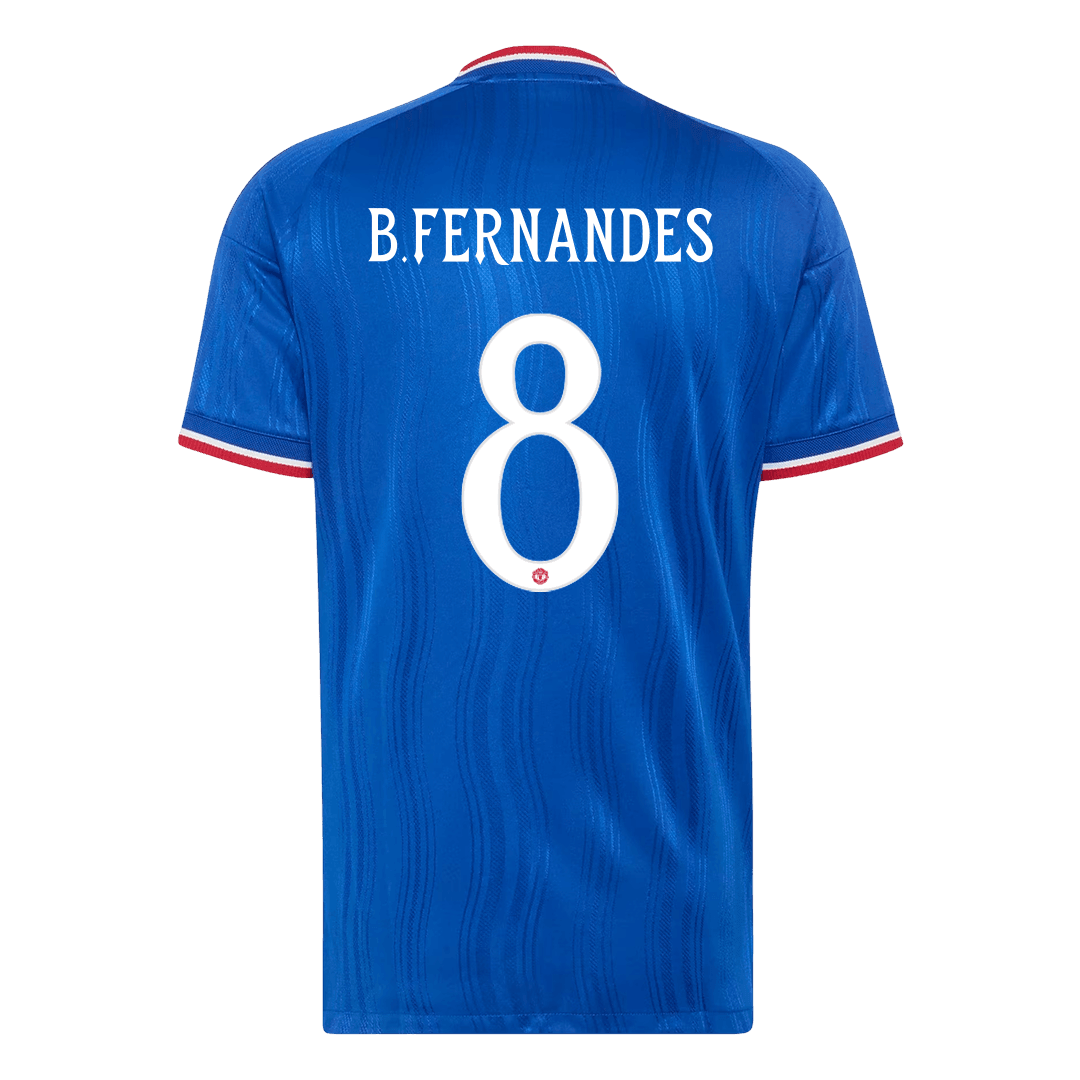 Authentic B. FERNANDES #8 Manchester United Away Soccer Jersey 2026/27