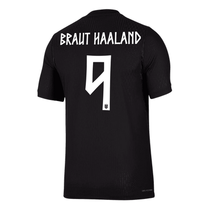 Authentic BRAUT HAALAND #9 Norway Away Soccer Jersey 2026