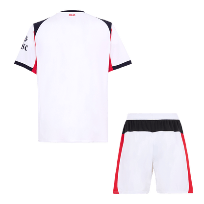 AC Milan Away Soccer Jersey Kit(Jersey+Shorts) 2025/26 White