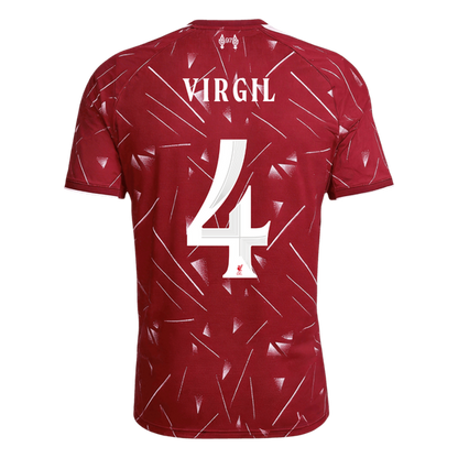 VIRGIL #4 Liverpool Home Soccer Jersey 26/27 Red - UCL
