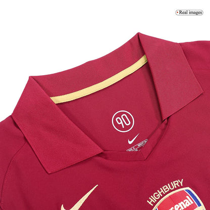 Retro BERGKAMP #10 2005/06 Arsenal Home Soccer Jersey