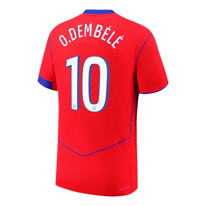 Authentic O.DEMBÉLÉ #10 PSG Third Away Soccer Jersey 2025/26
