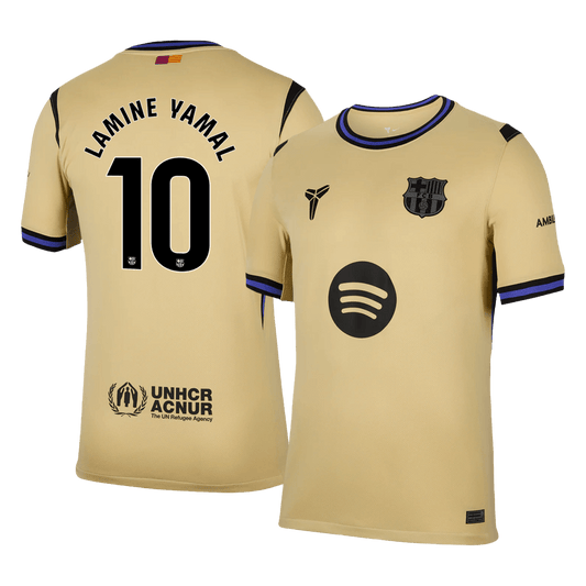LAMINE YAMAL #10 Barcelona Away Soccer Jersey 2025/26 Yellow
