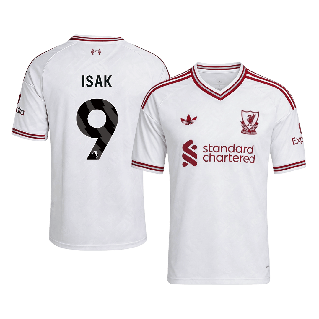 ISAK #9 Liverpool Away Soccer Jersey 2026/27 White
