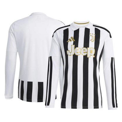 Juventus Home Long Sleeve Soccer Jersey 2026/27 Black&White