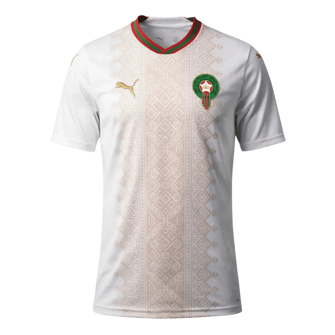 Morocco Away Football Shirt World Cup 2026 White