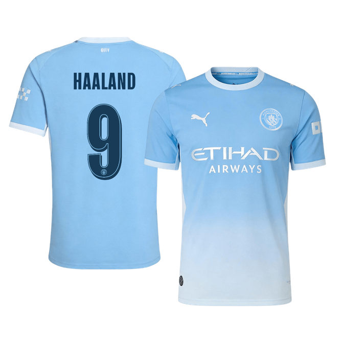 Authentic HAALAND #9 Manchester City Home Soccer Jersey 2026/27