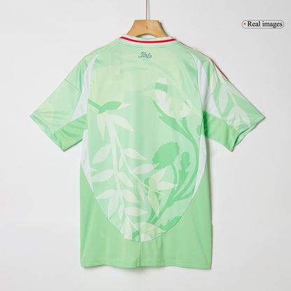 Men's Italy Away Soccer Jersey 2025 Green - Women's Euro