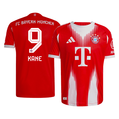 Authentic KANE #9 Bayern Munich Home Soccer Jersey 2025/26 Red