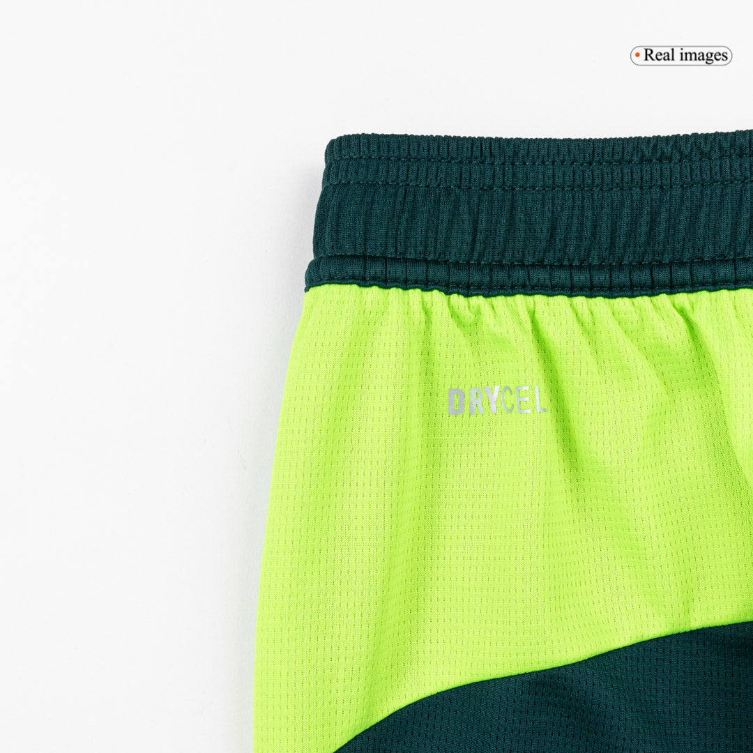 Manchester City Fourth Soccer Shorts 25/26 Green