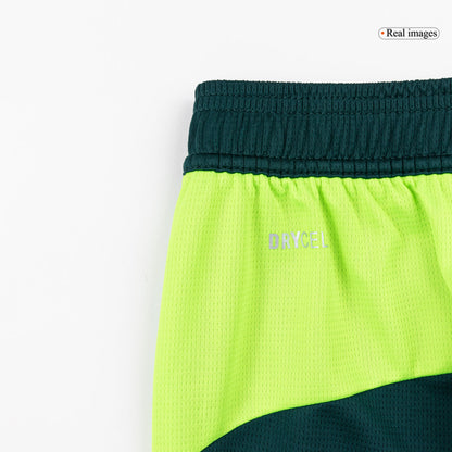 Manchester City Fourth Soccer Shorts 25/26 Green
