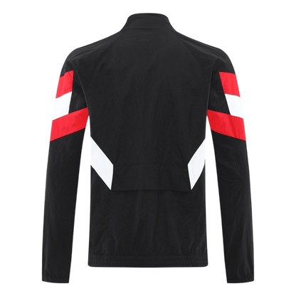 25/26 Manchester United Windbreaker Jacket Black
