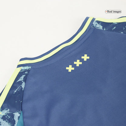 Kid's Ajax Away Soccer Jersey Kit(Jersey+Shorts) 2024/25