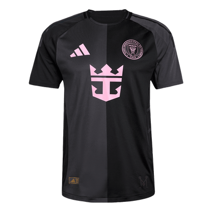 Authentic DE PAUL #7 Inter Miami CF Away Soccer Jersey 2025 Black&Gray