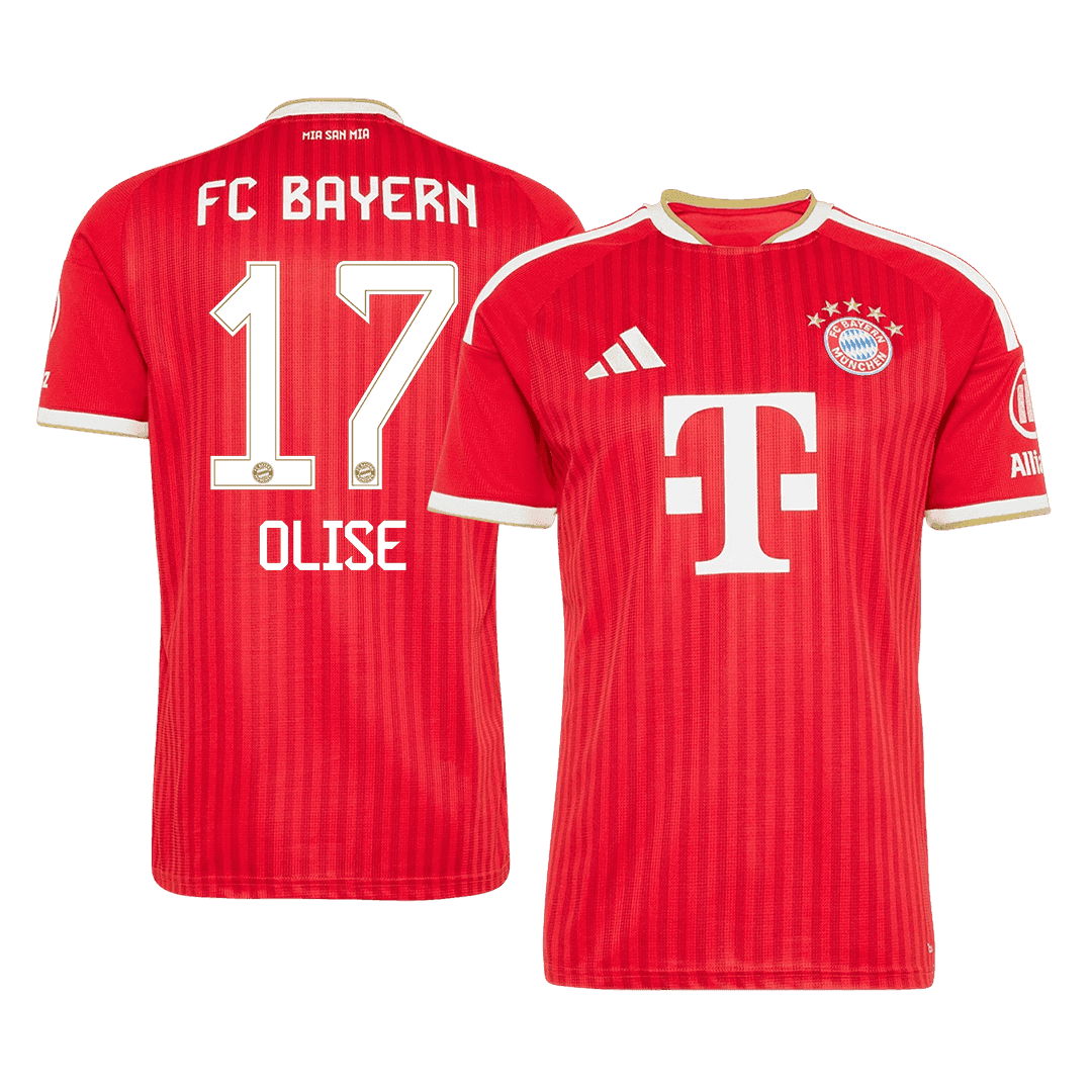 OLISE #17 Bayern Munich Home Soccer Jersey 2026/27 Red