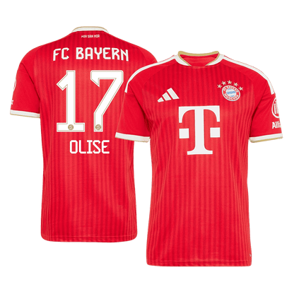 OLISE #17 Bayern Munich Home Soccer Jersey 2026/27 Red