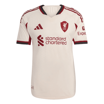 Authentic Liverpool Away Soccer Jersey 25/26 White