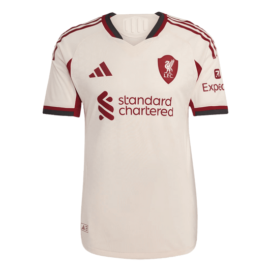 Authentic Liverpool Away Soccer Jersey 25/26 White