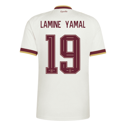 LAMINE YAMAL #19 Spain Champion Edition Away Soccer Jersey World Cup 2026 White