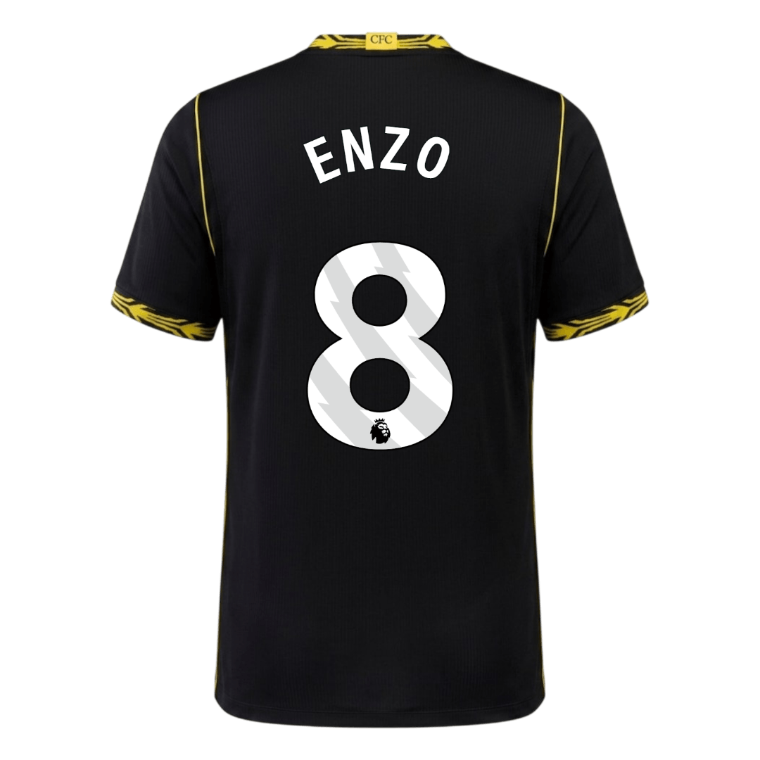 ENZO #8 Chelsea Away Soccer Jersey 2026/27 Black