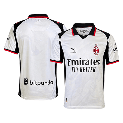 2025/26 AC Milan x Slam Jam Football Shirt Silver