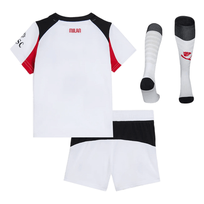 Kid's AC Milan Away Soccer Jersey Kit(Jersey+Shorts+Socks) 2025/26
