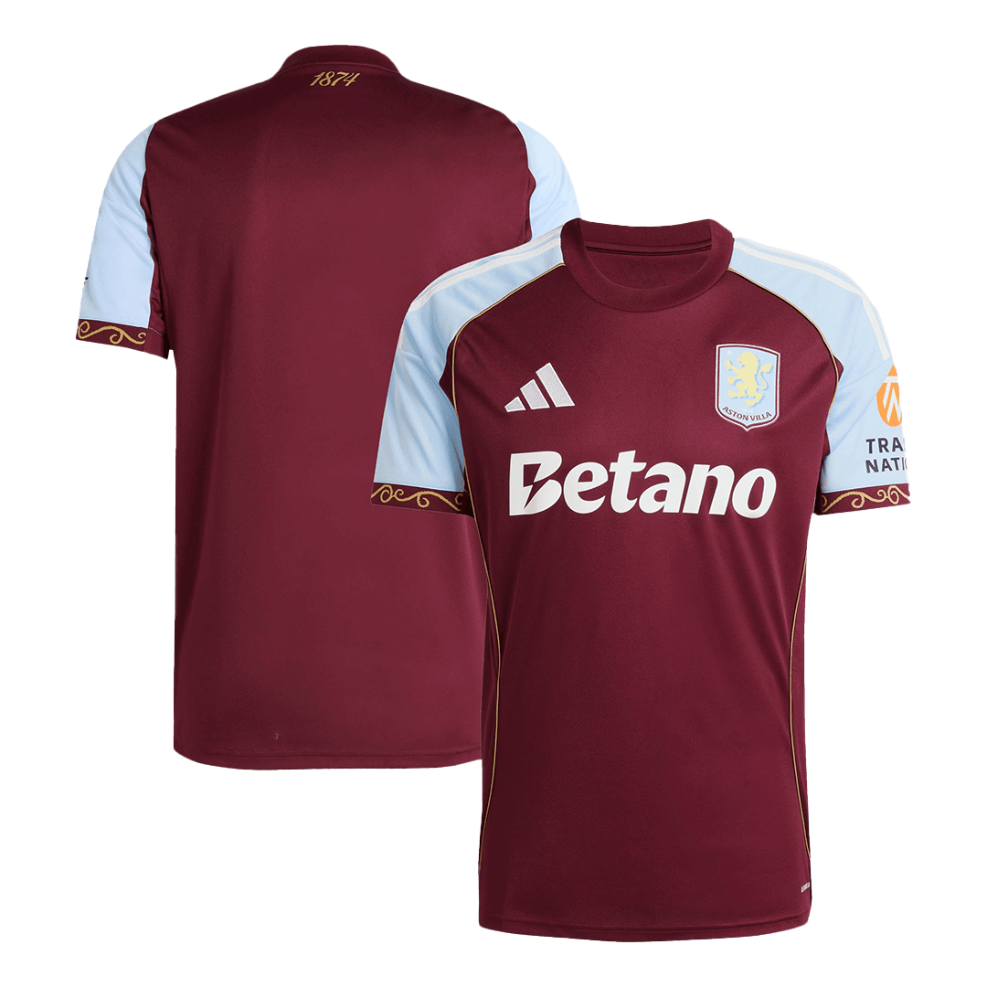 Aston Villa Home Soccer Jersey 25/26 Red