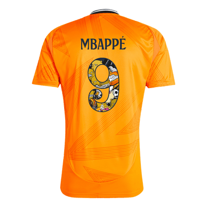 Mbapp¨¦ #9 Real Madrid Away football shirt 2024/25 - Bear Champ Font