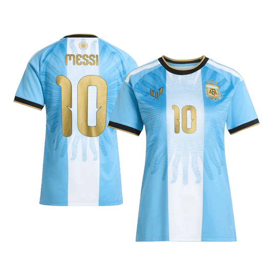 Messi #10 Women's Argentina x Messi Farewell Anniversary Soccer Jersey 2026 Blue&White