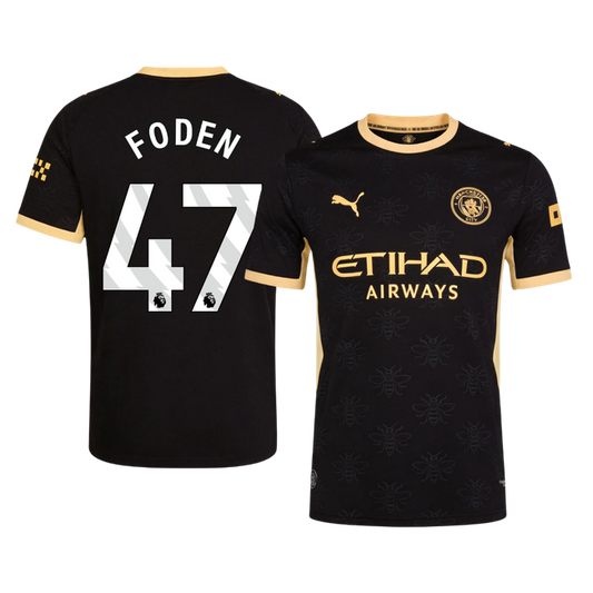 Authentic FODEN #47 Manchester City Away Soccer Jersey 2026/27