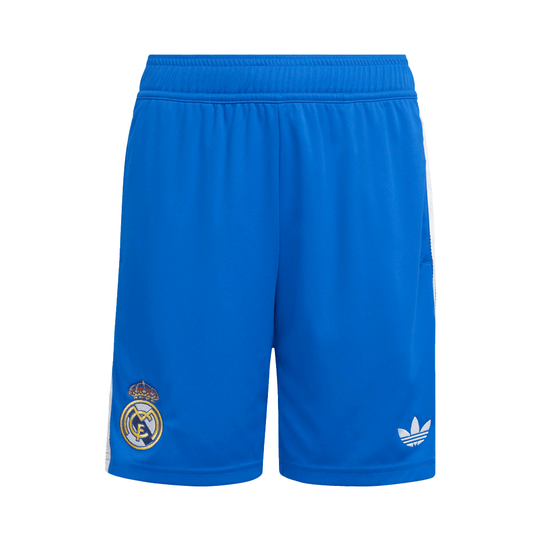 Real Madrid Third Away Soccer Shorts 25/26 Blue