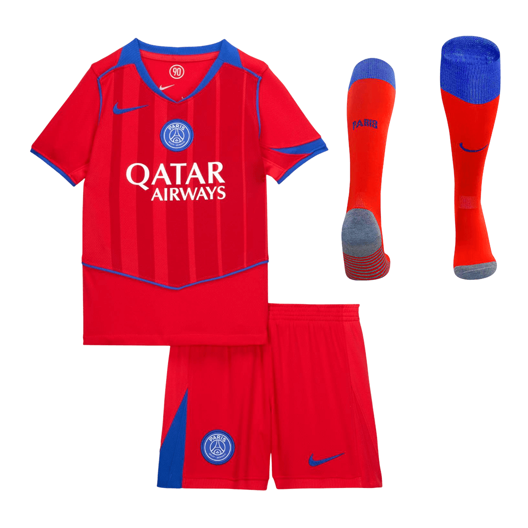 Kid's PSG Third Away Soccer Jersey Kit(Jersey+Shorts+Socks) 2025/26