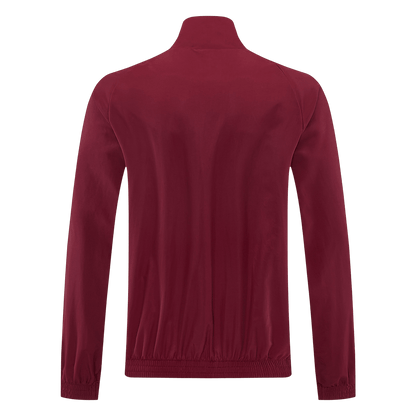 Men 2026 Arsenal Half-Zip Windbreaker Jacket Red