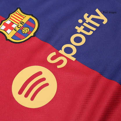 Kid's Barcelona Home Soccer Jersey Kit(Jersey+Shorts) 2024/25