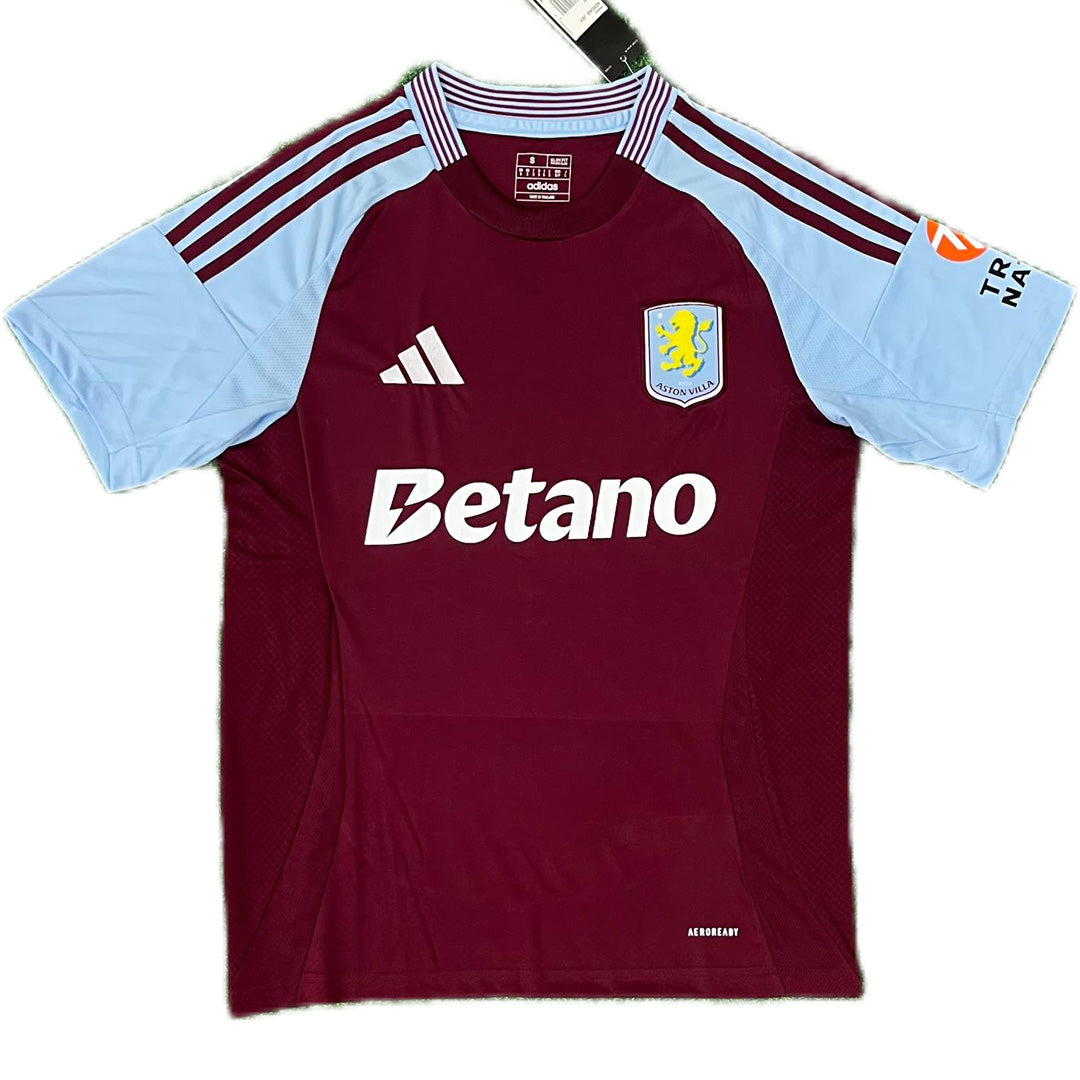 Aston Villa Home Football Shirt 2024/25 Red Football Kit UK