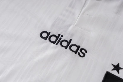 Men Retro Fan Version 1996 Germany Home Soccer Jersey White