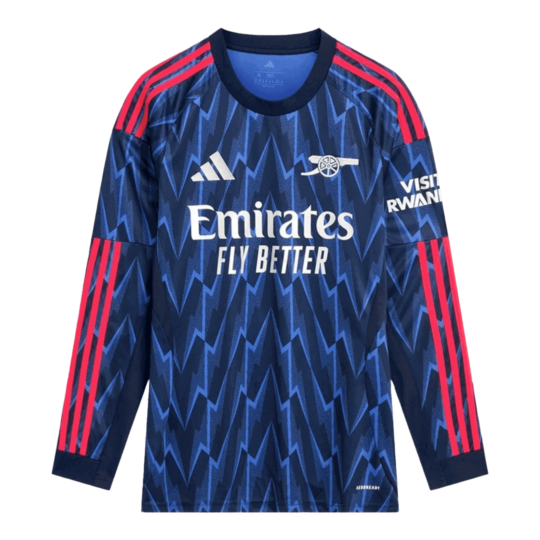 Arsenal Away Long Sleeve Soccer Jersey 25/26 Navy