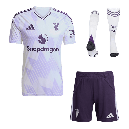 Manchester United Away Soccer Jersey Kit(Jersey+Shorts+Socks) 2025/26