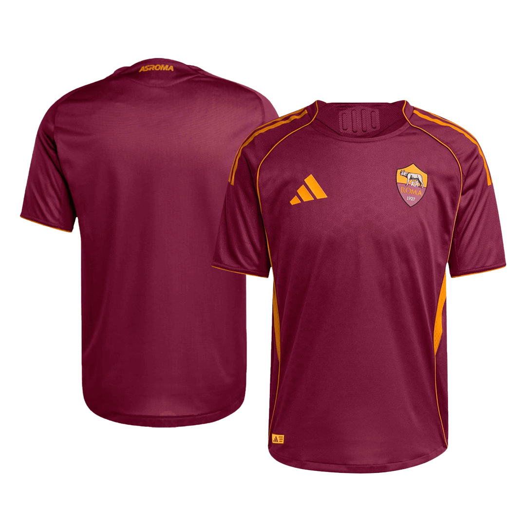 Authentic 25/26 Roma Home Soccer Jersey Red