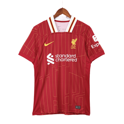 CHAMPIONS #20 Liverpool Home Soccer Jersey 2024/25 Red