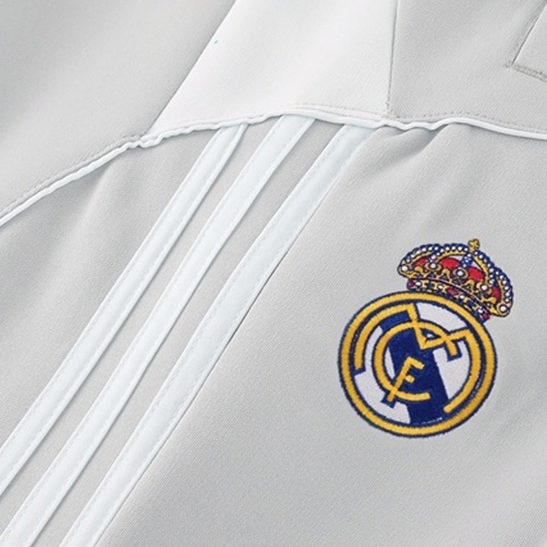 25/26 Real Madrid Training Jacket Kit(Jacket+Pants) Gray
