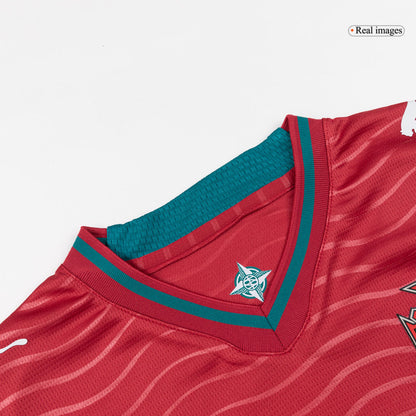 Kid's Portugal Home Soccer Jersey Kit(Jersey+Shorts) World Cup 2026 Red