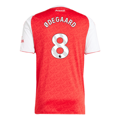 #8 Arsenal Home Soccer Jersey 2025/26 Red