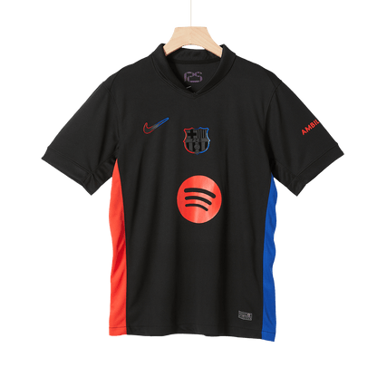 Barcelona Away Soccer Jersey 2024/25 - Spotify Logo Without Text