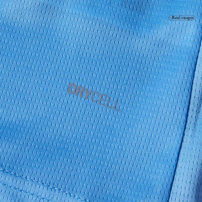 Kid's Manchester City Home Soccer Jersey Kit(Jersey+Shorts+Socks) 2025/26 Blue