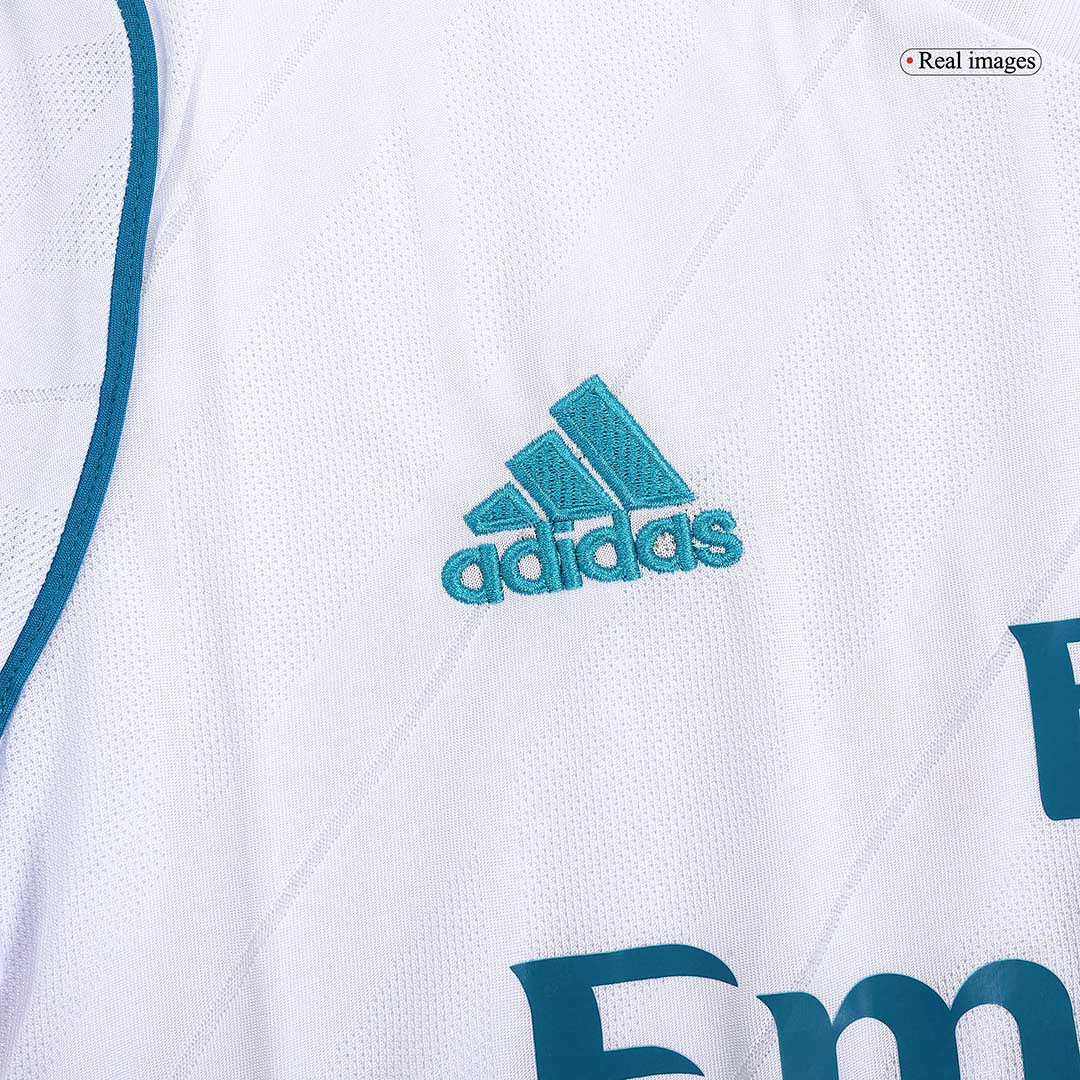 RONALDO #7 Retro 2017/18 Real Madrid Home Soccer Jersey White