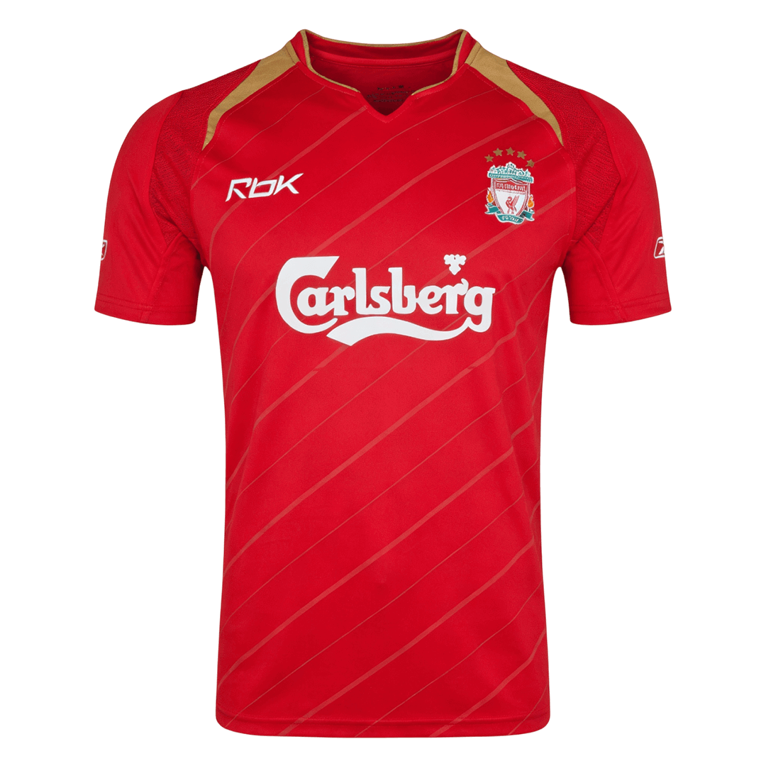 Retro 2005/06 Liverpool Home Soccer Jersey 2025/26